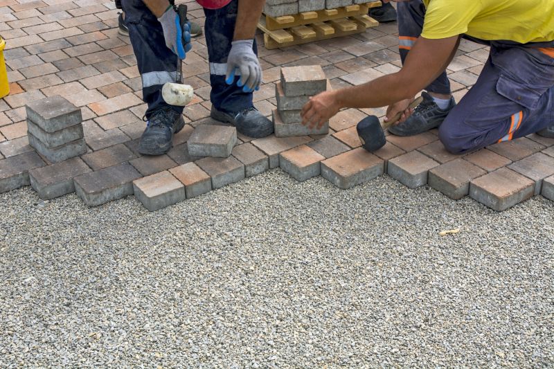 Multi-Row Paver Layout
