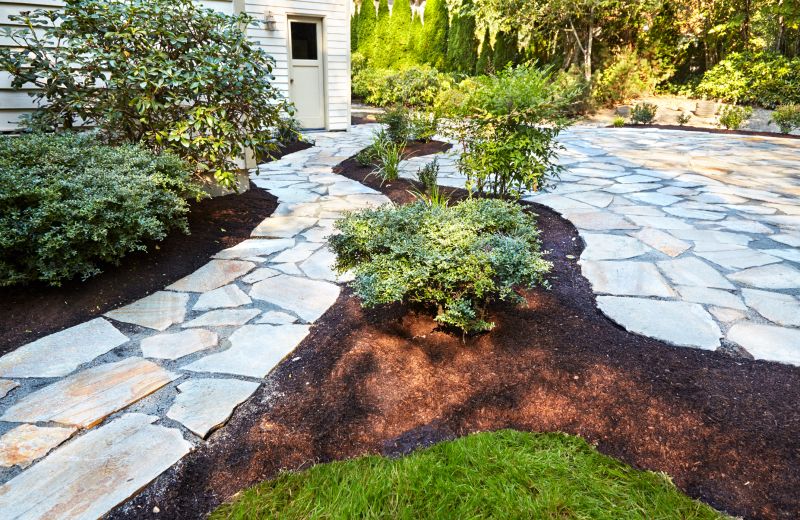 Walkway with Pavers
